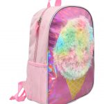 Ice Cream Holographic & Plush 16″ Backpack