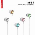 Mizoo M51 Diamond Music Call Earphone