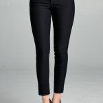 BELTED BENGALINE LONG PANTS