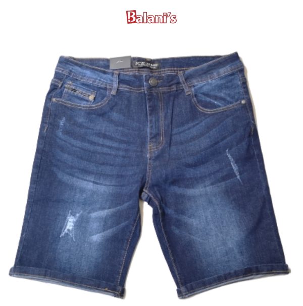 Slim Fit Men Cut-up Shorts - Image 6