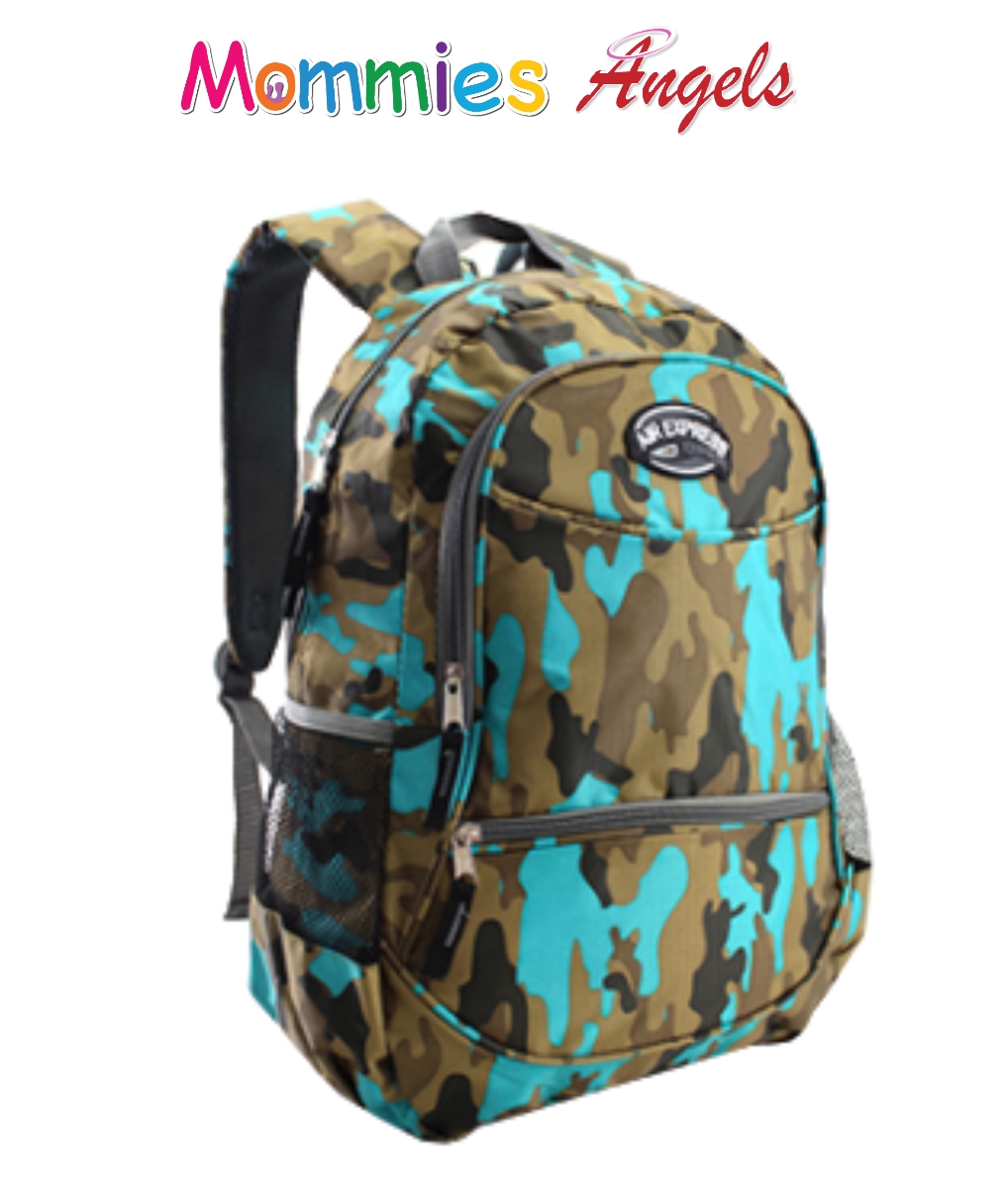 camo school bag