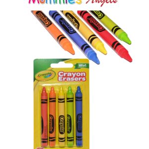 Crayola Crayon Shaped Erasers 5pk on Card