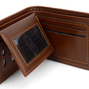 Bi-Fold Synthetic Leather Wallet