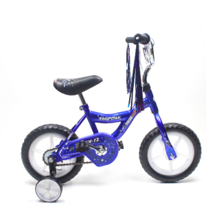 ChromeWheels BMX 12″ Kid’s Bike for 2-4 Years Old, Bicycle, EVA Tires with Training Wheels & Coaster Brake Blue