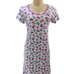 Butterfly Printed Gown W/Sleeve