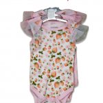 Kyle & Deena Baby Girl 3pc Bodysuit W/Ruffle Sleeve