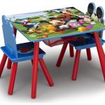 Mickey Mouse Kids Table and Chair Set with Storage