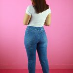 Deep Pocket Denim Cut-Up Jeans Joggers
