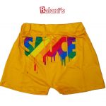 Sexy Women Shorts Letters Print Sport Workout Clubwear Homewear Attractive Stretch Fit Bottoms