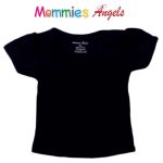 Mommies Angels Girls Classic Basic T-Shirt W/Ruffle 100% Cotton Size 0 – 6