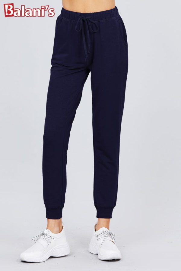 FRENCH TERRY JOGGER SWEAT PANTS w/2 POCKETS - Image 5