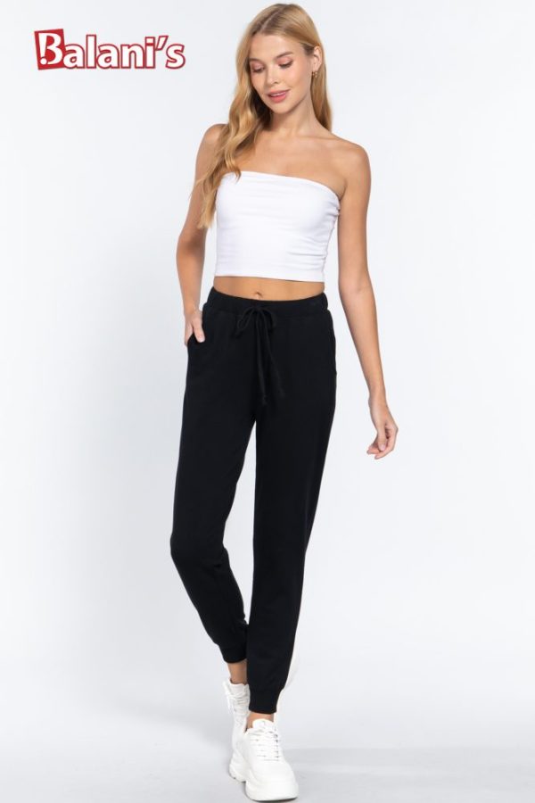 FRENCH TERRY JOGGER SWEAT PANTS w/2 POCKETS - Image 7